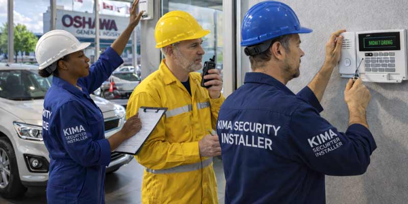 Alarm system installation in Oshawa