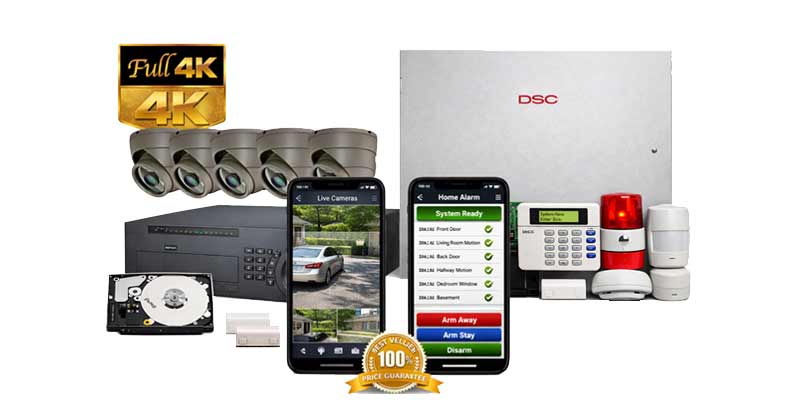 Combined CCTV and alarm package 1