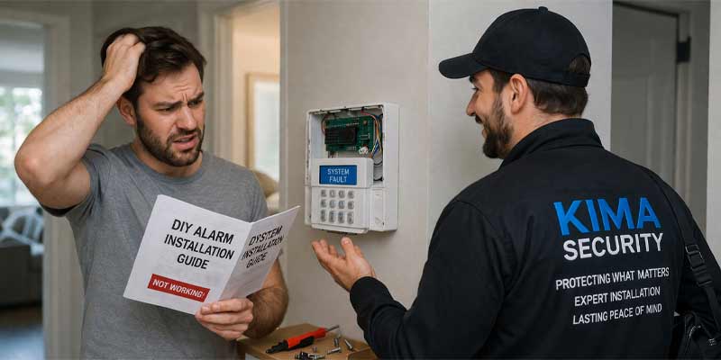 Alarm system installation in Toronto