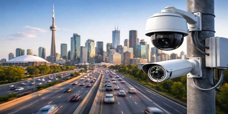 Security camera installation in Toronto